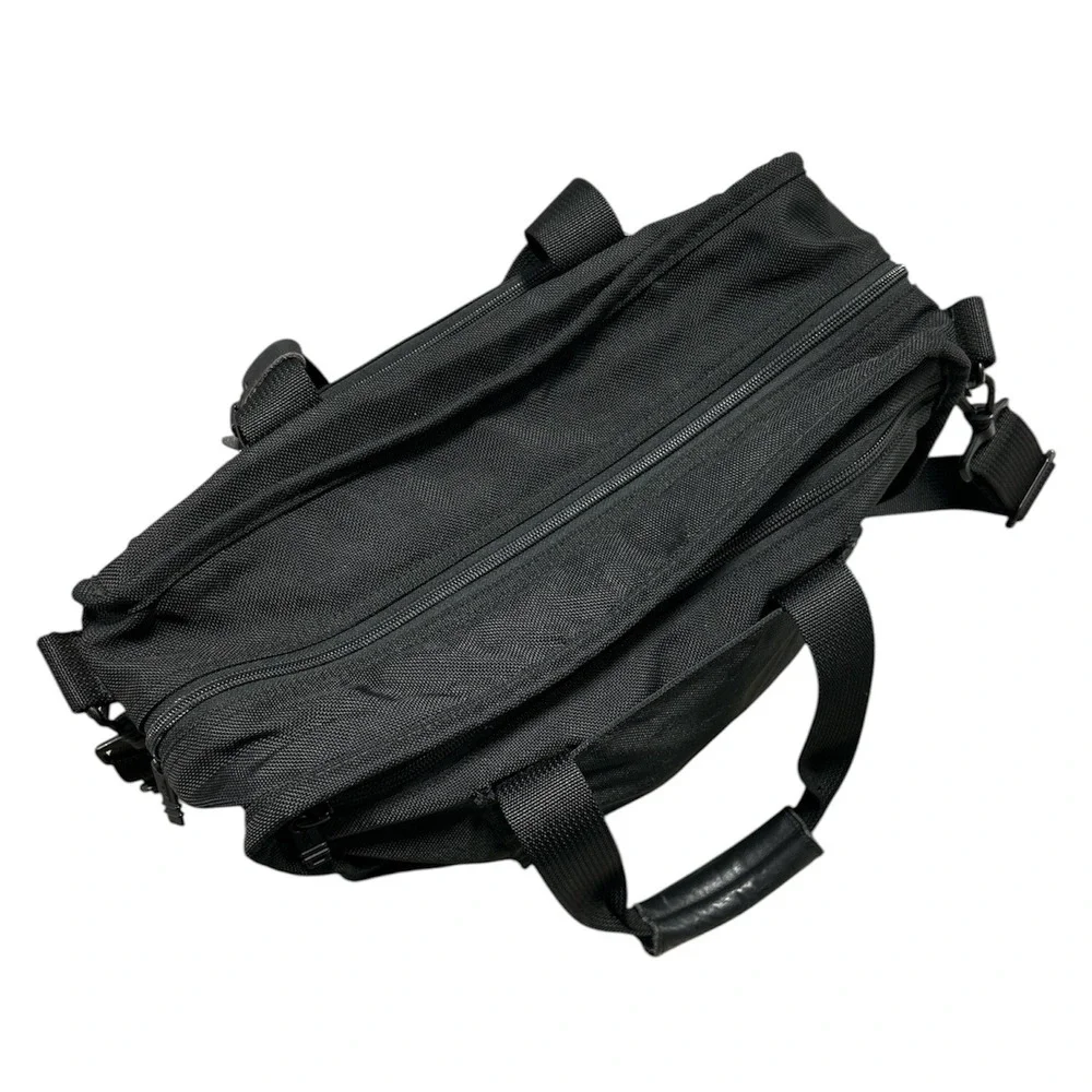 Tumi Ballistic Nylon Messenger Bag Briefcase Black Crossbody Travel Work Bag